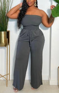 TUBE TOP JUMPSUIT